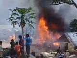 Empat Rumah Hangus Terbakar di Samosir, Pemadam Baru Tiba
