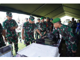 Prajurit Berangkat ke Papua, KSAD Jenderal Dudung Periksa Kesiapan