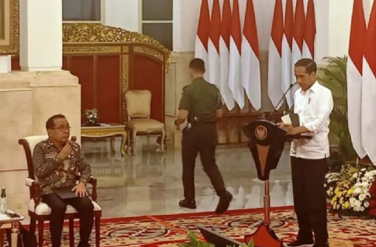 Presiden Joko Widodo saat Sidang Kabinet Paripurna di Istana Negara, Jakarta, Senin, 11 Desember 2023. (Foto: Istimewa)