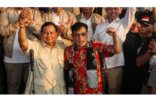 Politisi PDI Perjuangan (PDIP), Budiman Sudjatmiko resmi deklarasi dukungan ke Prabowo Subianto di Pilpres 2024.(Foto:Istimewa)